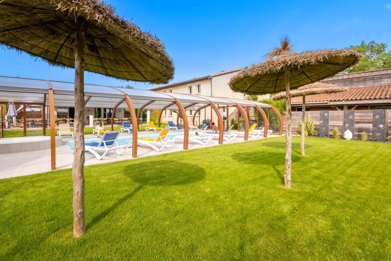 Logis Hotel Restaurant Le Clos Fleuri Castelnaudary Bagian luar foto