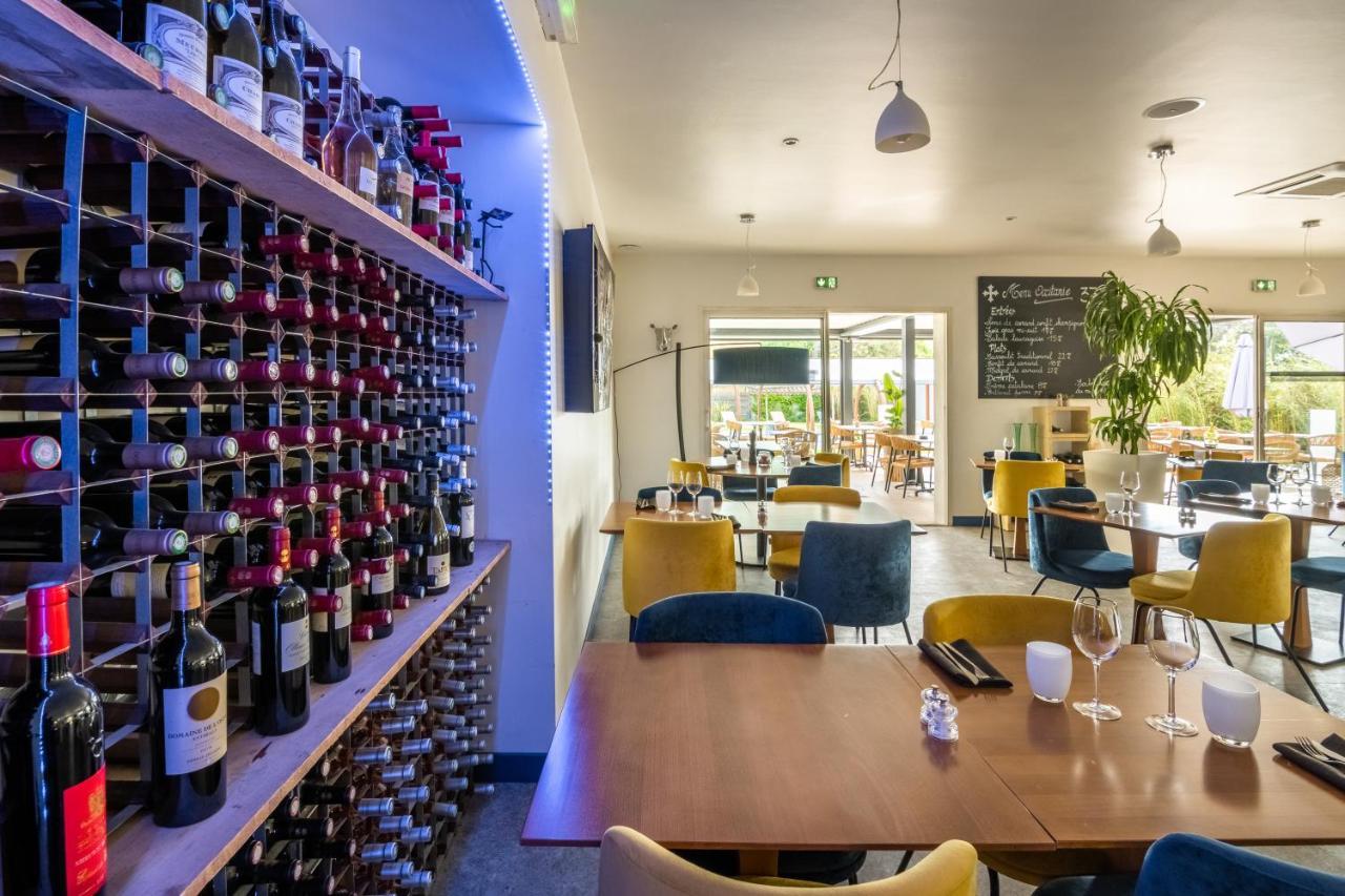 Logis Hotel Restaurant Le Clos Fleuri Castelnaudary Bagian luar foto