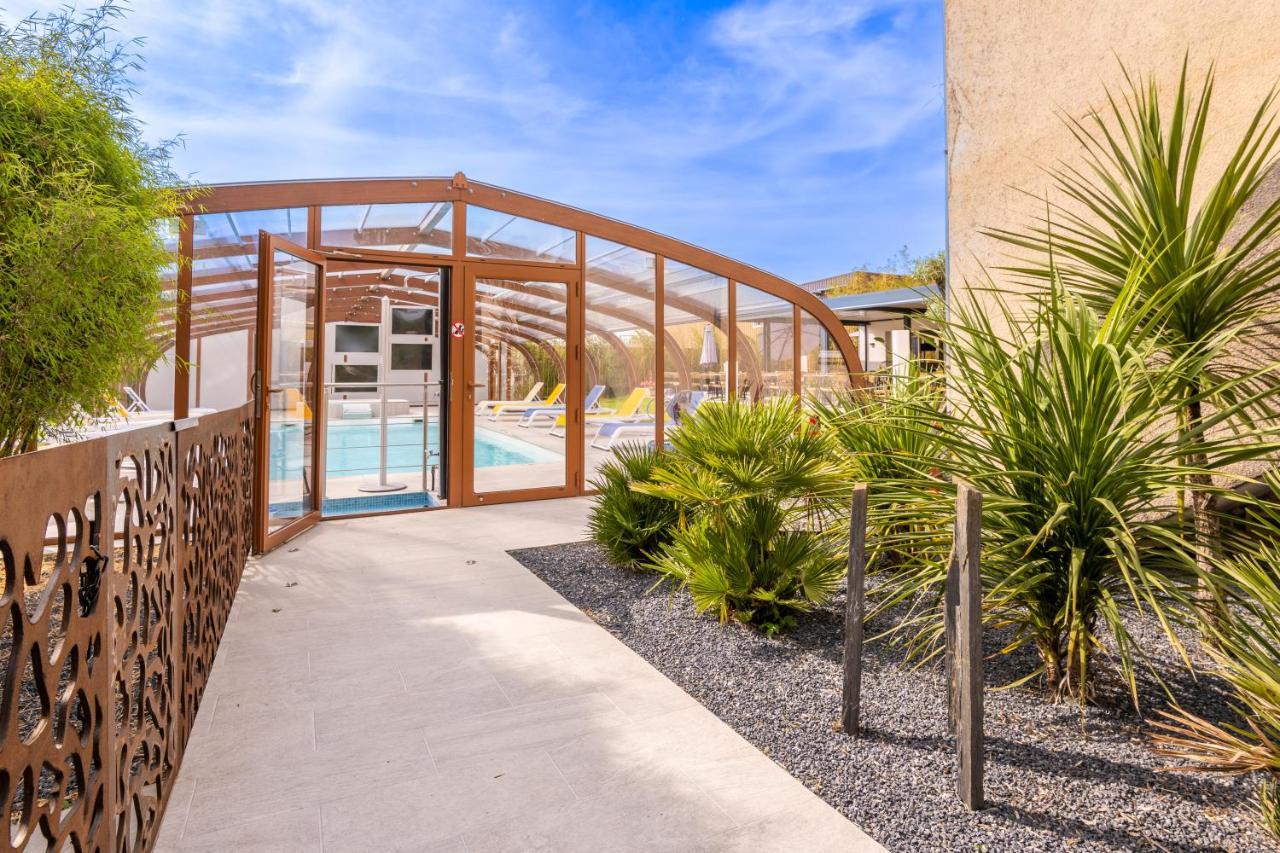 Logis Hotel Restaurant Le Clos Fleuri Castelnaudary Bagian luar foto